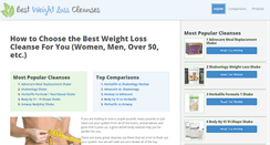 Desktop Screenshot of bestweightlosscleanses.com